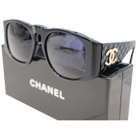 vintage chanel quilted sunglasses|Shop Used Chanel Sunglasses .